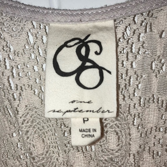 Anthropologie One September Top Size P Sleeveless - Picture 3 of 12